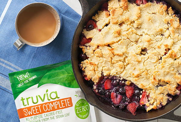 Keto-Friendly Berry Cobbler Skillet